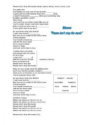 English Worksheet: Rhiana 