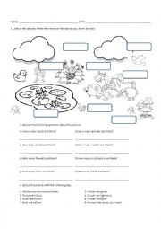 English Worksheet: There is/There are - How many - Our Discovery Island unit 1