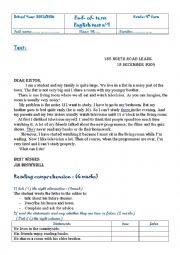 English Worksheet: English Test 