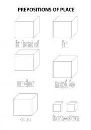 Prepositions of place