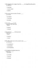English Worksheet: TOEFL VOC 2