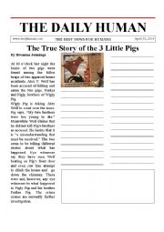 True Story of the 3 Little Pigs