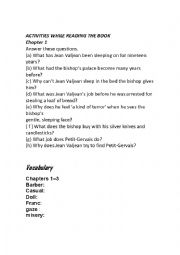 English Worksheet: les miserables 