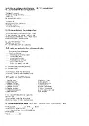 English Worksheet: U2-  