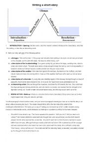 English Worksheet: WRITING A SHORT STORY for FCE