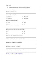 English Worksheet: At the airport - FRIENDS