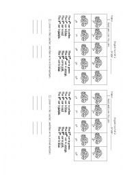 ordinal numbers