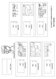 English Worksheet: PARTS OF THE HOUSE