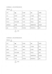 COUNTABLE vs UNCOUNTABLE FOOD - maze