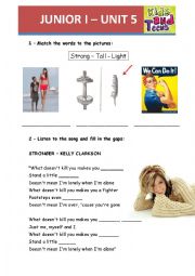 English Worksheet: Kelly Clarkson