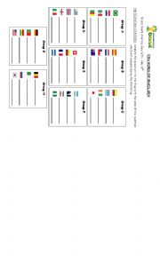 English Worksheet: World Cup Brazil 2014 - Groups and Countries