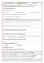 1st form Mid term test3