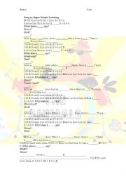 English Worksheet: Old McDonald Had a Farm by Super Simple Learning song worksheet