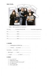 English Worksheet: have got- family members