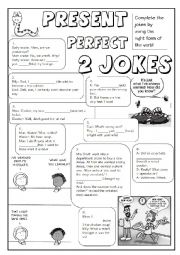 English Worksheet: GRAMMAR JOKES (tenses 7/7)