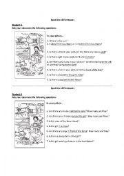 English Worksheet: Spot the differences at the farm