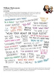 English Worksheet: William Shakespeare Quotes