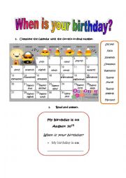 When is your birthday?