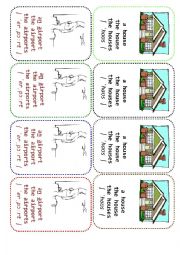 English Worksheet: Four-of-a-Kind Card Game Definite and Indefinite Articles - 7