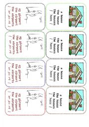 English Worksheet: Four-of-a-Kind Card Game Definite and Indefinite Articles - 7