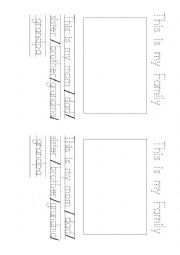 English Worksheet: This is my family