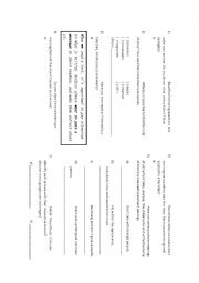 English Worksheet: fairy tale for adolescents