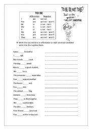 English Worksheet: To be or not to be