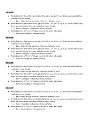 English Worksheet: ed sound cheat sheet for past tense