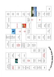 English Worksheet: Present Perfect Board Game