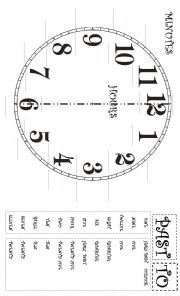 English Worksheet: THE TIME