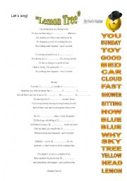 English Worksheet: SONG: 