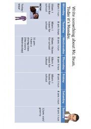 English Worksheet: present continous vs present simple