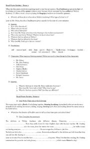 English Worksheet: Dead Poets Society