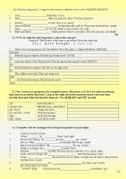 English Worksheet: Present perfect, past simple