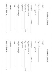 Introduce yourself sheet