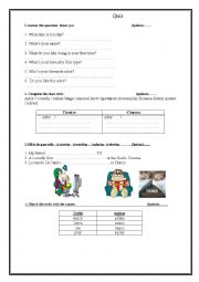 English Worksheet: Entertainment