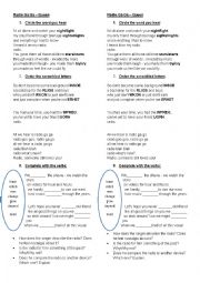 English Worksheet: Radio Ga Ga by Queen