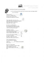 English Worksheet: Fortune Teller - Rolling Stones