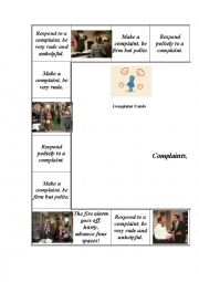 A fun board game about making complaints and responding to complaints, loosely based on the comedy series Fawlty Towers