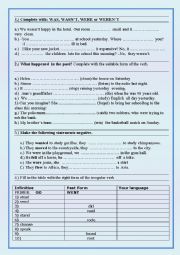 English Worksheet: Past simple