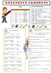 English Worksheet: Reflexive Pronouns