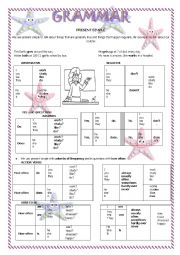 English Worksheet: Simple Present