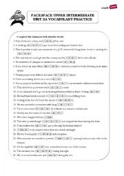 Face2Face Upper Intermediate unit 3a - Crime Vocabulary