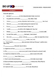 English Worksheet: Pronunciation Class