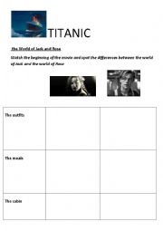 English Worksheet: Titanic 