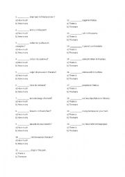 English Worksheet: how many how much