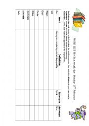 English Worksheet: Antonyms and Synonyms