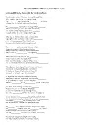 English Worksheet: Twa the night before Christmas by Clement Clarke Moore