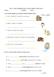 PRESENT PERFECT TENSE