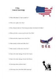 USA GENERAL KNOWLEDGE